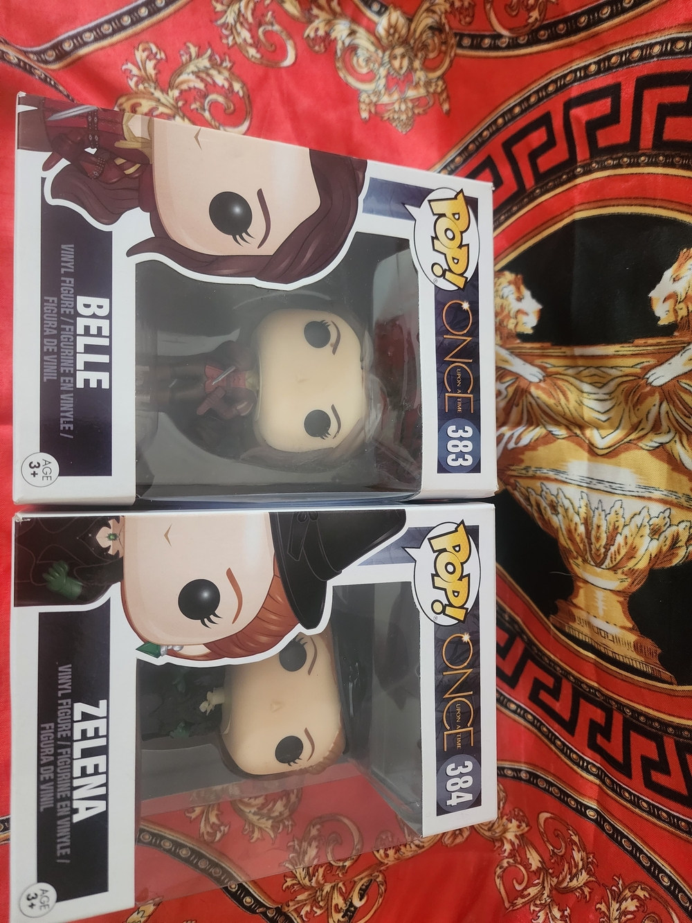 Funko Pop! Once Upon a Time Belle & Zelena Figures - White, Black, Green, Brown